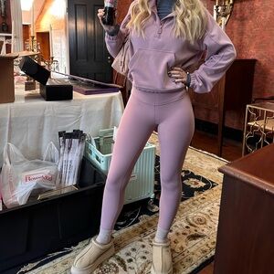 Lululemon Align High Rise Leggings 28” Pink Haze Size 4